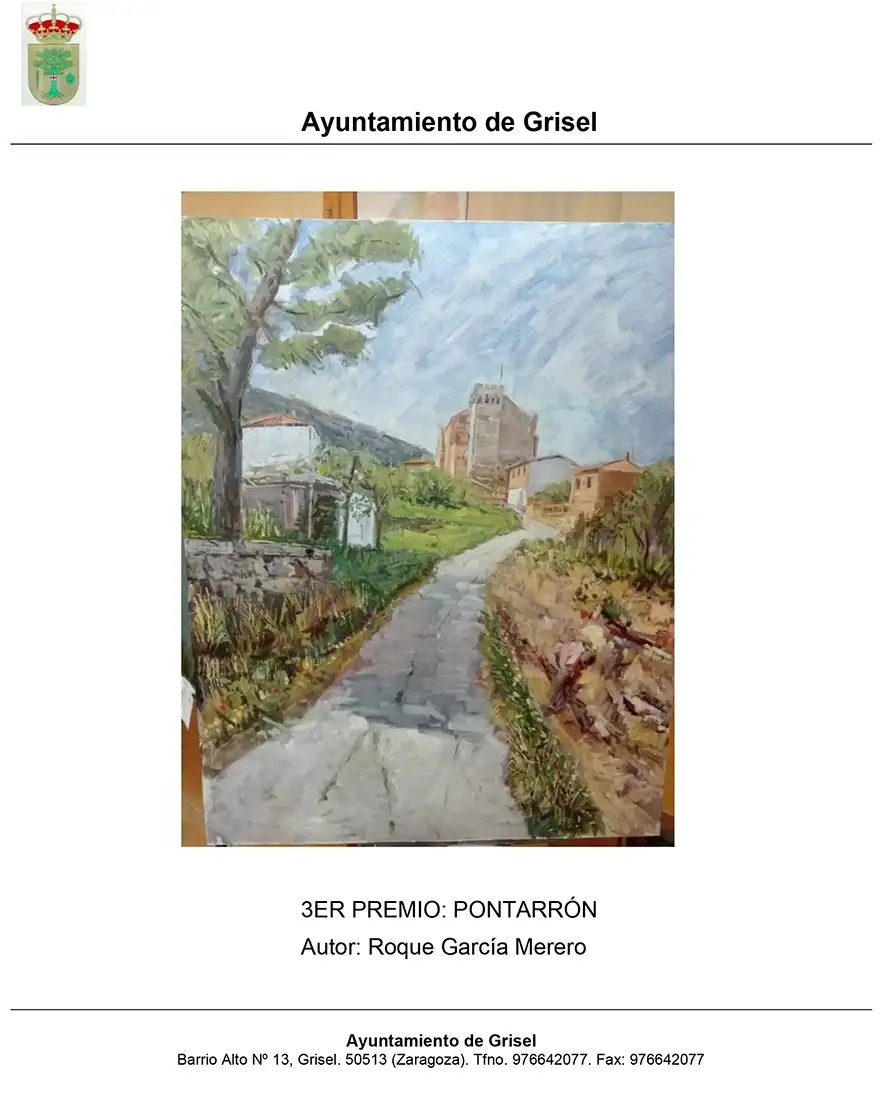 3 premio concurso pintura rápida Grisel 2026